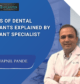 Dr. Swapnil Pande explaining types of dental implants at Dental Implanter Advanced Digital Implant Center in Mumbai.