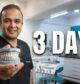 Dr. Swapnil Pande holding a dental implant model with '3 Days' text, representing New Smile in 3 Days and Immediate Dental Implant treatment in Mumbai.